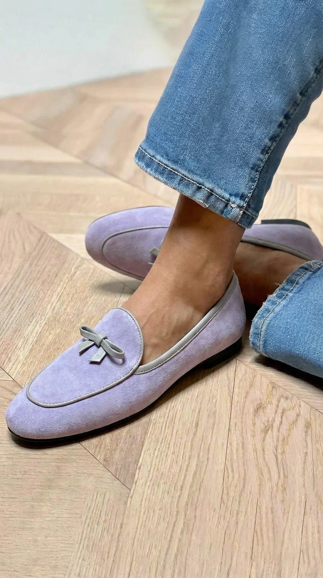 Orli™ | Elegant Bow-Accent Ballet Flat