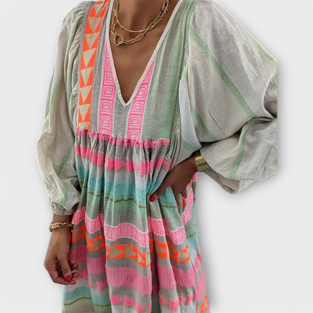 Dana™ | Colorful A-line Dress